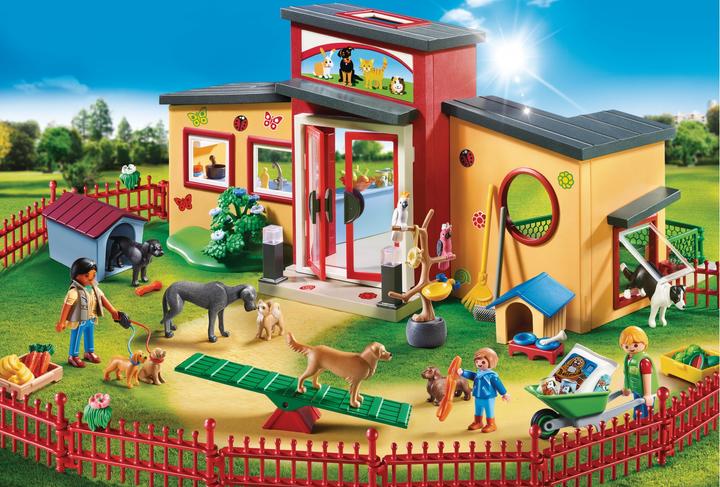 Actual product image Playmobil City Life Animal Hotel Pfötchen (9275, Playmobil City Life)