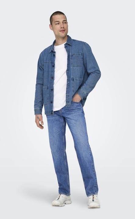 Immagine prodotto Only & Sons Jeans taglio dritto a vita media Jeans dalla vestibilità regolare (34)