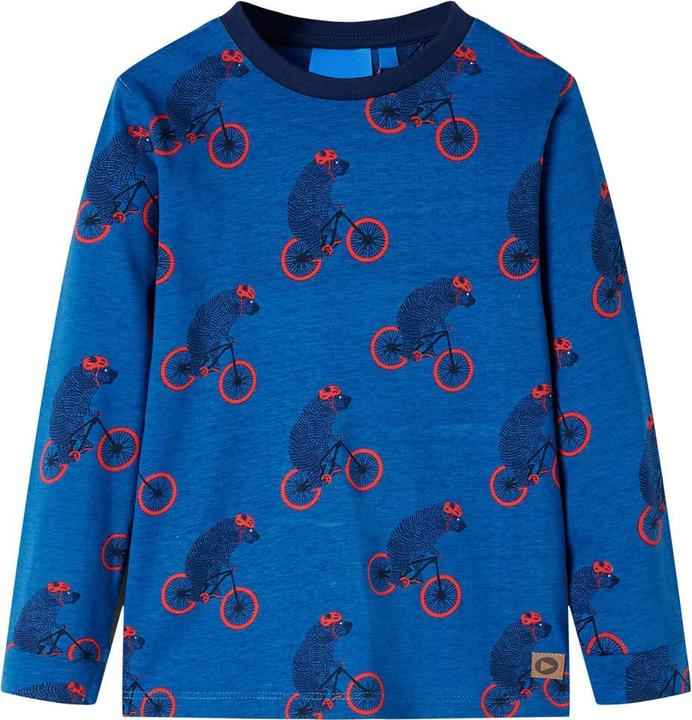 Produktbild VidaXL Kinderpyjama mit Langen Ärmeln Petrolblau 116,Material (116)