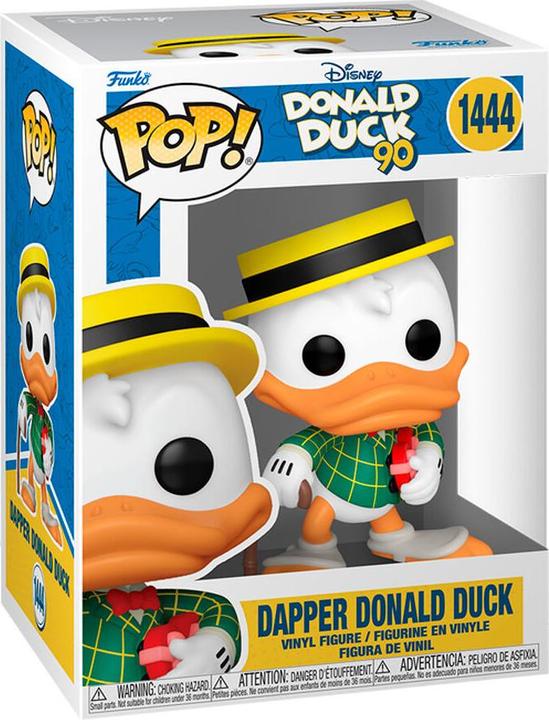 Actual product image Funko DONALD DUCK 90TH - POP Disney N° 1444 - Donald Duck (Elégant)