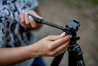 Actual product image Fotopro X aircross 3 Lite Video Carbon Grijs (Plastic)