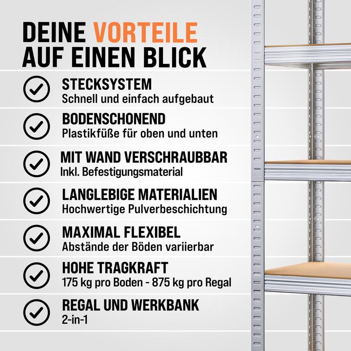 Nährwerte und Zutaten Monzana Lagerregal