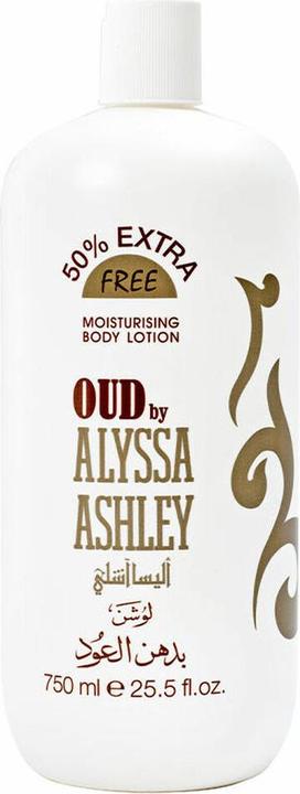 Actual product image Alyssa Ashley OUD moisturising body lotion 750 ml (Body lotion, 750 ml)