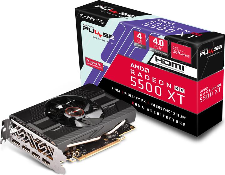 Produktbild Sapphire Pulse Radeon RX 5500 XT SF (4 GB)