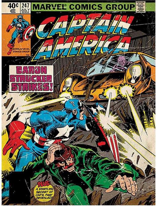 Produktbild Captain America Leinwanddruck Baron Strucker Strikes (80 x 60 cm)