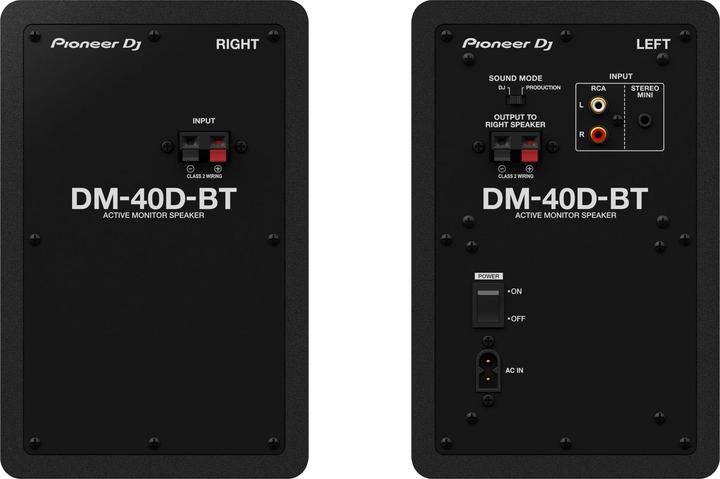 Actual product image Pioneer DJ DM-40D-BT (Active, Pair)