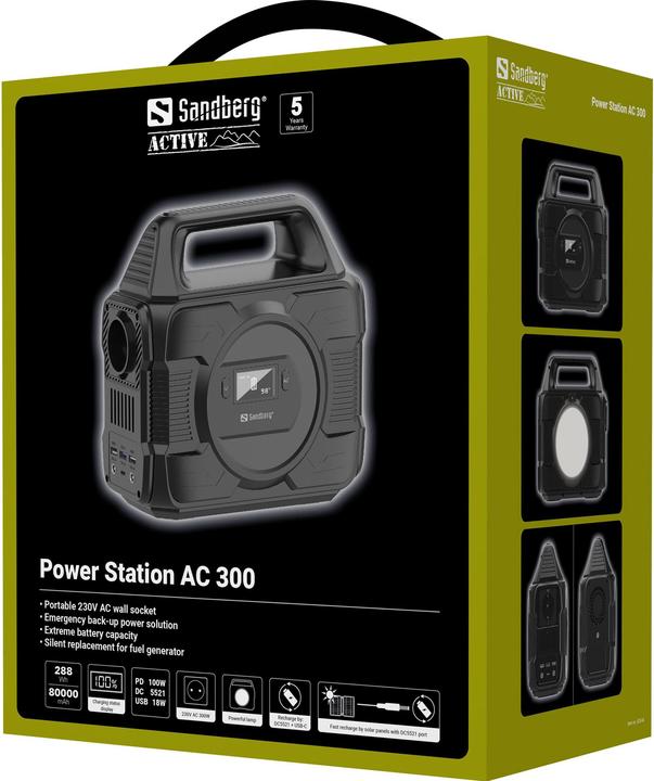 Actual product image Sandberg 420-84 (296 Wh, 2.90 kg)