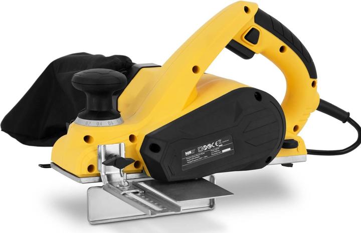 Produktbild MSW Elektrischer Hobel Elektro-Handhobel 650 W 8 mm Falztiefe / 82 mm Spanntiefe