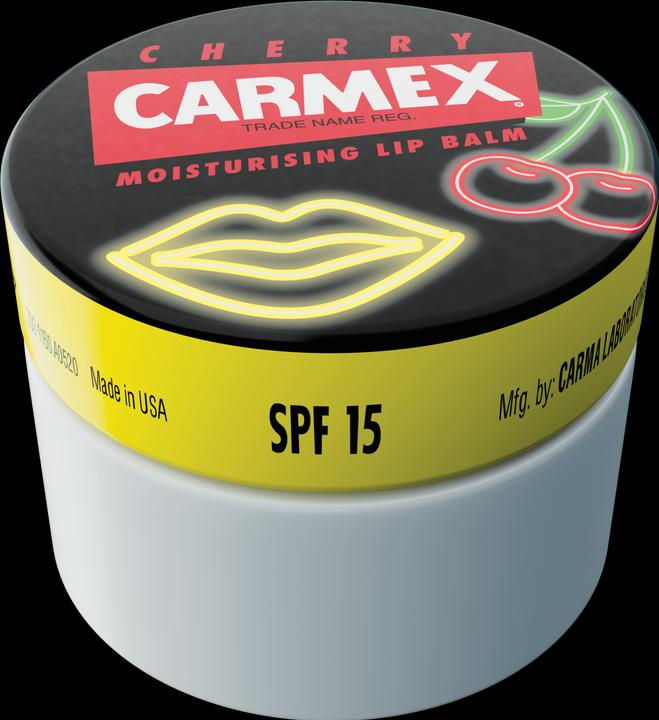 Image du produit Carmex Baume à lèvres hydratant Cherry Neon Jar Limited Edition (Baume)
