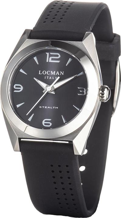 Produktbild Locman Italy Damenuhr Stealth Lady schwarz Ref. 0804 (Analoguhr, 33 mm)