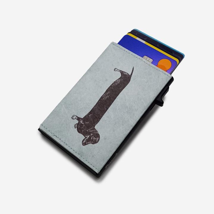 Actual product image Paprcuts RFID Alu Kartenetui Sausage Dog