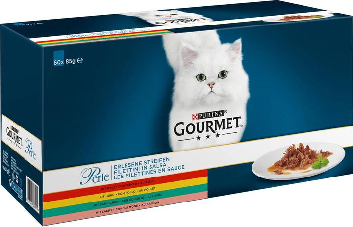 Immagine prodotto Gourmet Strisce squisite di perle (Senior, Adulto, 60 pz., 5100 g)