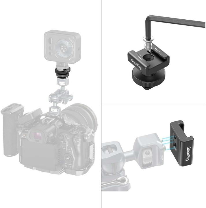 Immagine prodotto SmallRig 4822 Wireless Microphone Support with Cold Shoe Mount (Accessori video vari)