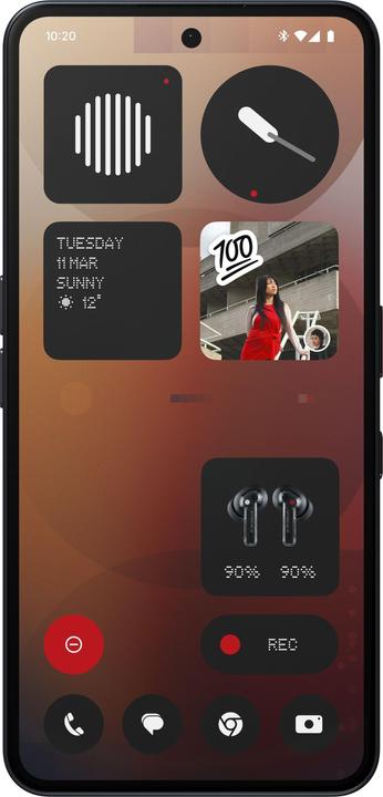Produktbild Nothing Phone (3a) (128 GB, Black, 6.77", Dual SIM, 50 Mpx, 5G)
