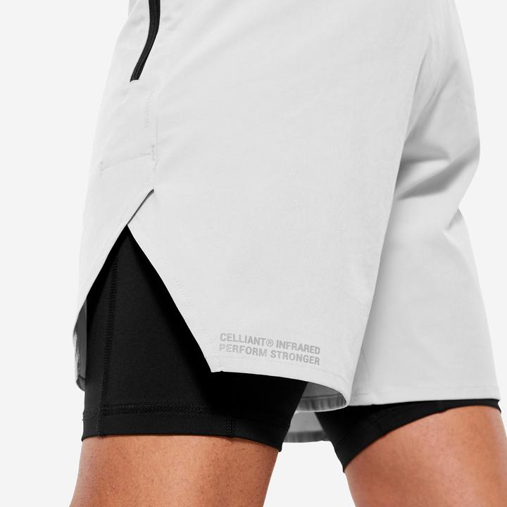 Actual product image Domyos Shorts men - Celliant grey (XXL)