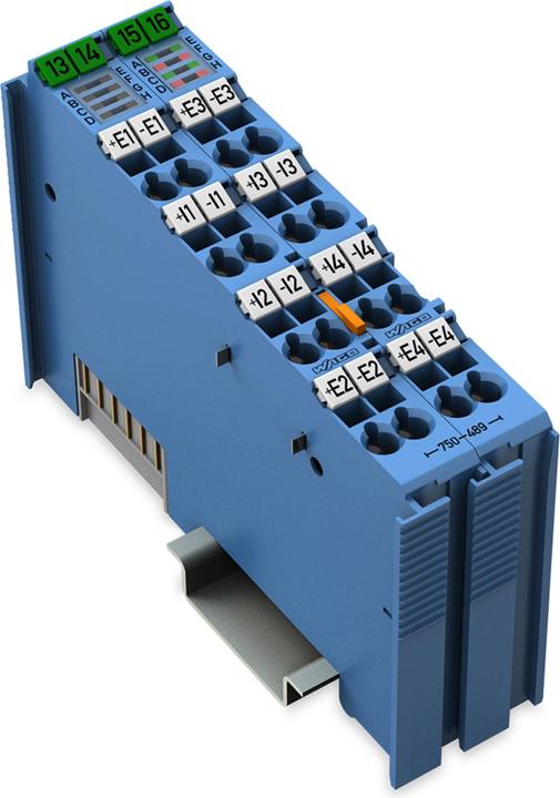 Produktbild Wago 750-489 4-Kanal- 750-489Analogeingang für RTD-Sensoren und (Elektronikkit)