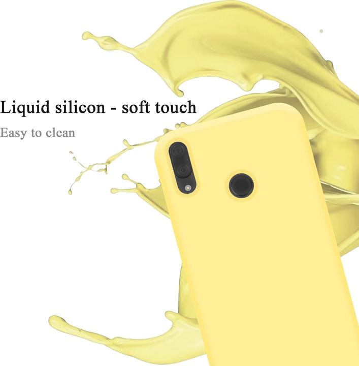 Immagine prodotto Cadorabo Copertura della cassa del silicone liquido TPU (Huawei Y7 Prime (2019), Huawei Y7 (2019))
