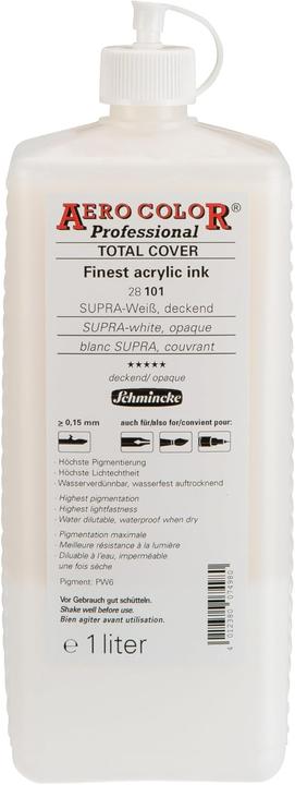 Schmincke AERO COLOR Professional Acrylfarbe (Weiss, 1000 ml)