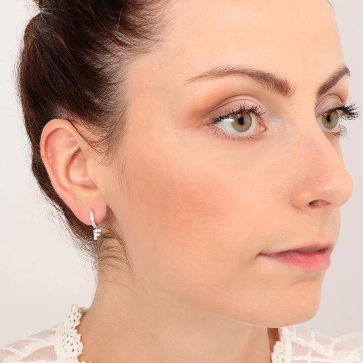 Actual product image La Petite Story Letter F Single Earring (Brass)