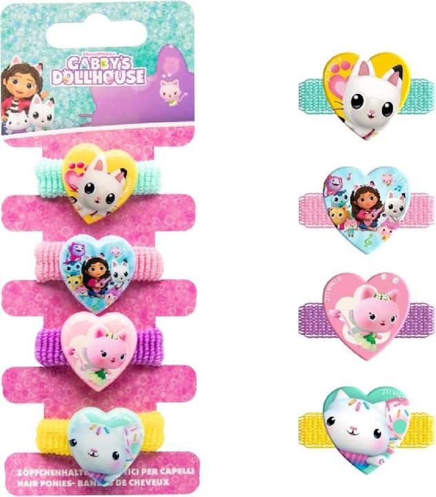 Produktbild Gabby's Dollhouse 4 Zöpfchenhalter (4 Stk.)