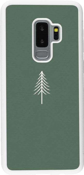 Actual product image PhoneLook Coque silicone rigide blanc Christmas 22 minimalist tree (Samsung Galaxy S9+)