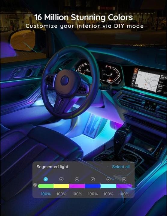 Actual product image Govee Car interior lighting