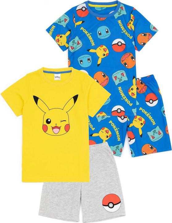 Pokémon Schlafanzug mit Shorts (2erPack)