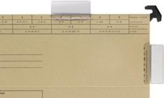 Actual product image Elba Full view tabs for setting folders, transparent (1 x)