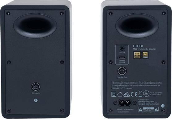Actual product image Edifier M60 2.0 Bluetooth black retail (1 pair, 66 W)