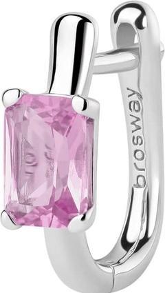 Actual product image Brosway Fancy Vibrant Pink FVP07 silver single earrings