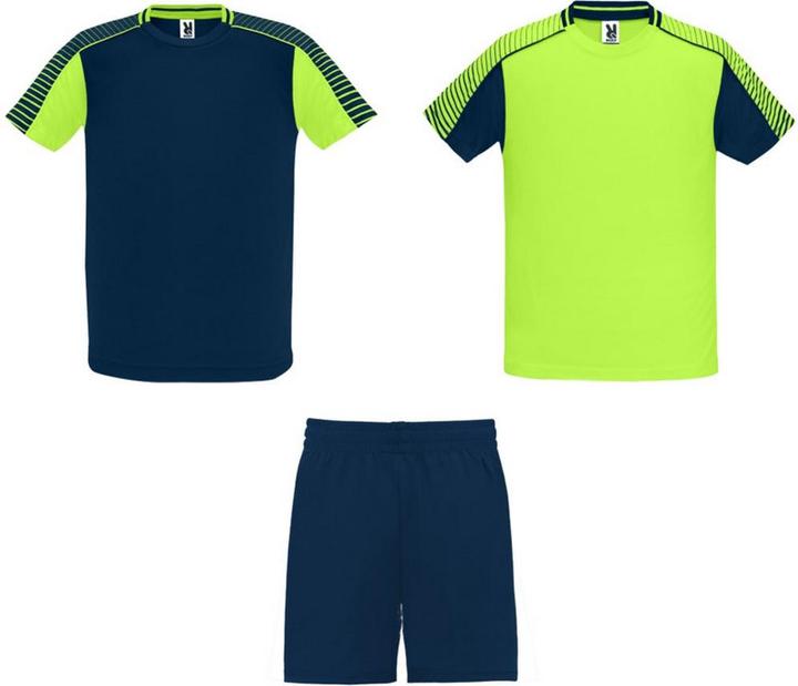 Marineblau, Flurogrün