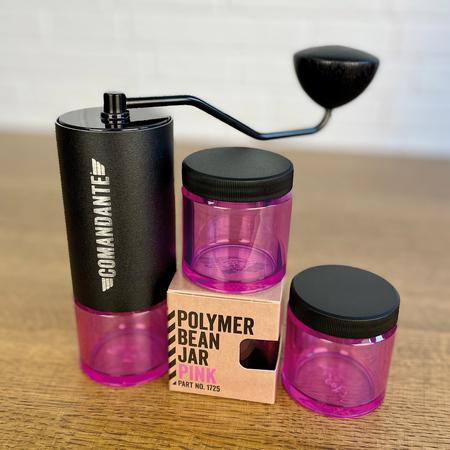 Produktbild Comandante - Bohnenglas - Rosa Polymer