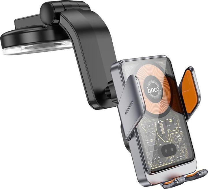 Actual product image Hoco Wireless Car Charger HW8, 15W, 1.67A, black