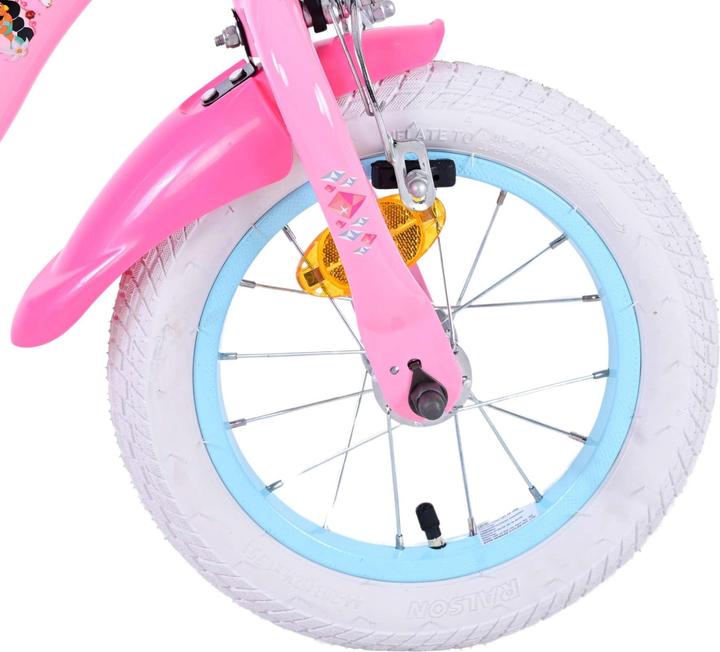 Image du produit Disney Princess Vélo enfant 12 pouces rose - Vélo de princesse avec roues latérales amovibles et 2 (12")
