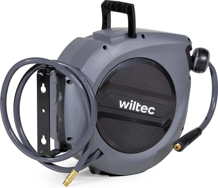 Produktbild Wiltec Druckluft Schlauchtrommel 20m Druckluftschlauchtrommel 17 bar Aufroller