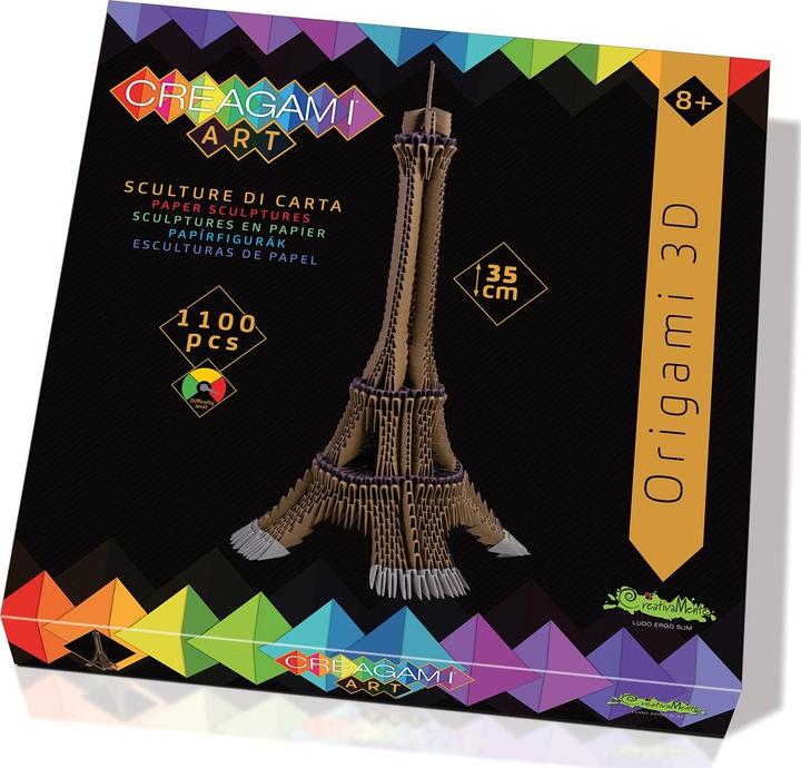 Actual product image Origami D Eiffel Tower (1100 pieces)
