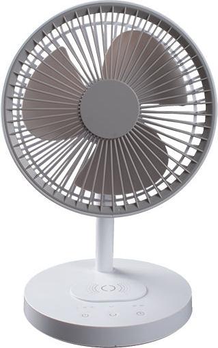 Produktbild Wellcraft Akku Tischventilator mit Smartphone-Ladefunktion (56 dB)