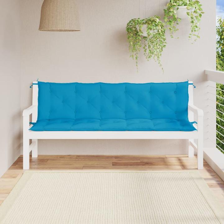 Produktbild VidaXL Gartenbank-Auflagen 2 Stk. O x ford-Gewebe (180 x 50 x 7 cm)