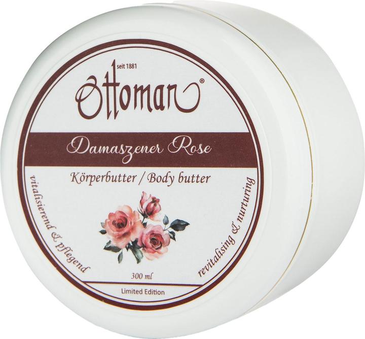 Immagine prodotto Universal Textiles Set di 2 burri per il corpo alla rosa, 300ml, trattamento ricco (Crema corpo, 300 ml)