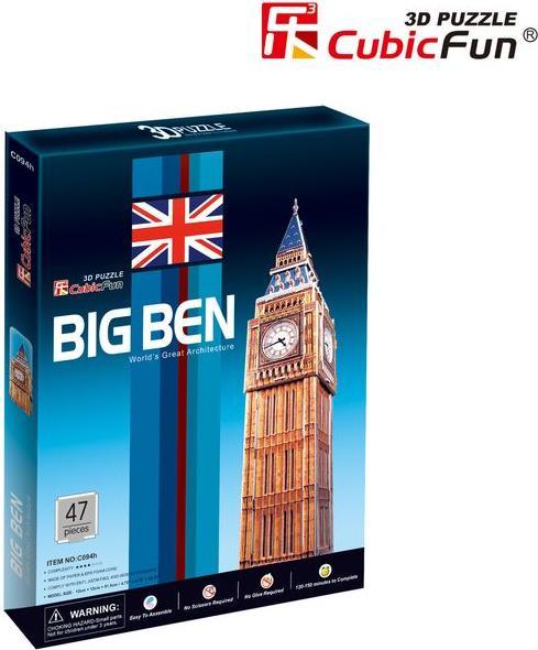 Actual product image Cubicfun 3D Puzzle Game Big Ben- (44 pieces)