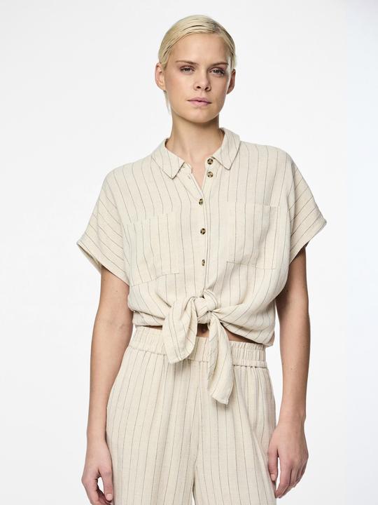Image du produit Pieces PCVINSTY Blouse en lin mélangé (L)