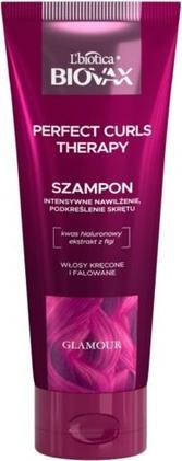 L´Biotica Glamour Perfect Curls Therapy Shampoo idratante intensivo per capelli mossi (200 ml, Shampoo liquido)