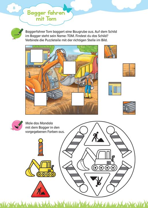 Image du produit Mein grosses buntes Kindergarten-Rätselbuch (Allemand, Klett Lerntraining, 2023)