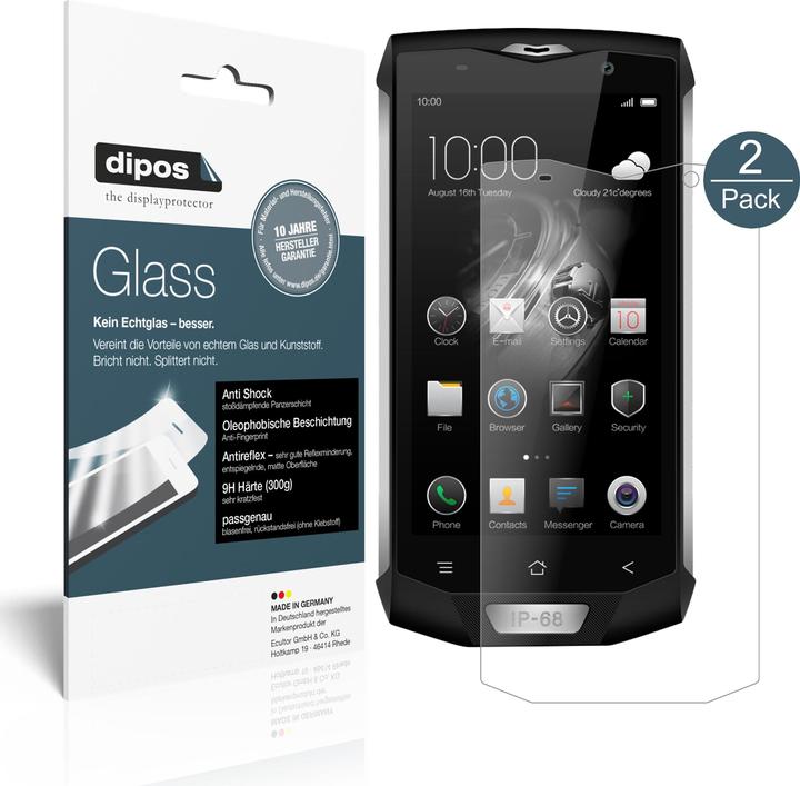 Actual product image Dipos Screen Protector Anti-Shock (1 Piece, Blackview BV8000 Pro)