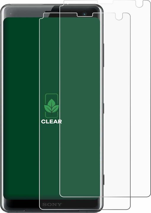 Actual product image ScreenLeaf Protective film sustainable screen protector screen protector film clear transparent (2 Piece, Sony Xperia XZ3)