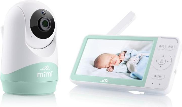 Produktbild ETA | Baby Monitor | 530690000 MIMI | Flexible camera | White/Green