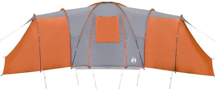 Immagine prodotto VidaXL Tenda da campeggio 12 persone & Arancione 840 x 720 x 200 cm 185T Taffeta (Tenda a cupola, 24.50 kg, 9+ persone)