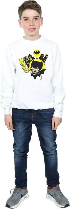 Actual product image Boys Chibi Batman Swinging Sweatshirt (140, 146)