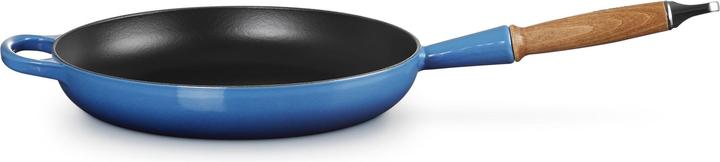Actual product image Le Creuset Frying Pan Sig 28cm Azure (28 cm, Frying pan, Cast iron, Enamel)