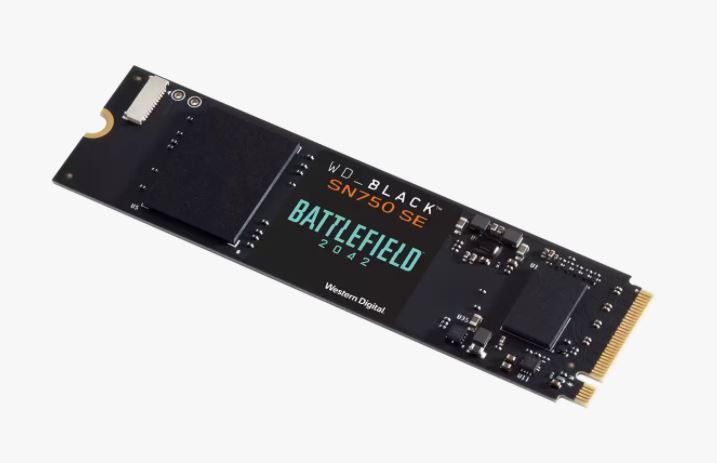 Produktbild WD Black SN750 SE Battlefield 2042 PC Game Code Bundle (1000 GB, M.2 2280)